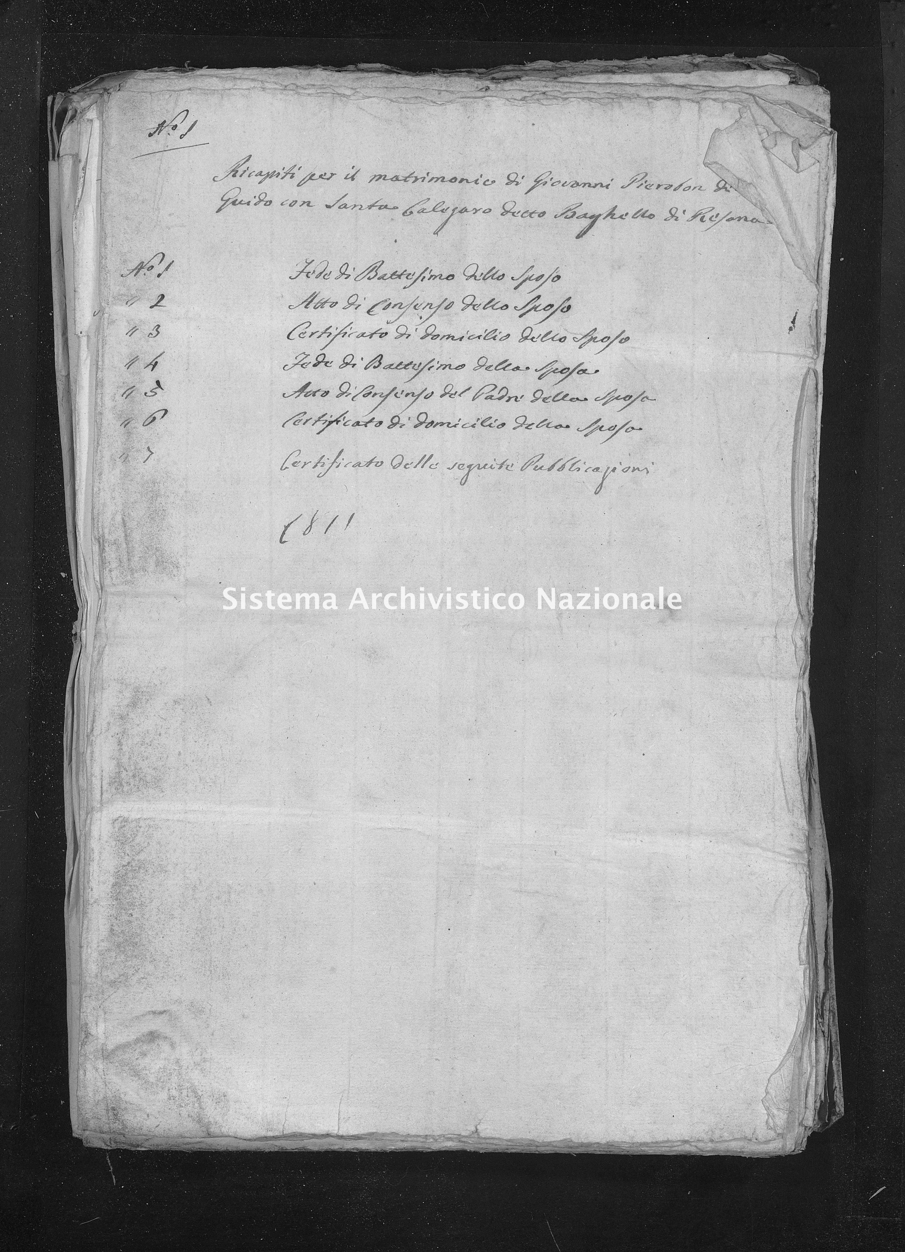 Dettaglio Oggetto Digitale Sistema Archivistico Nazionale