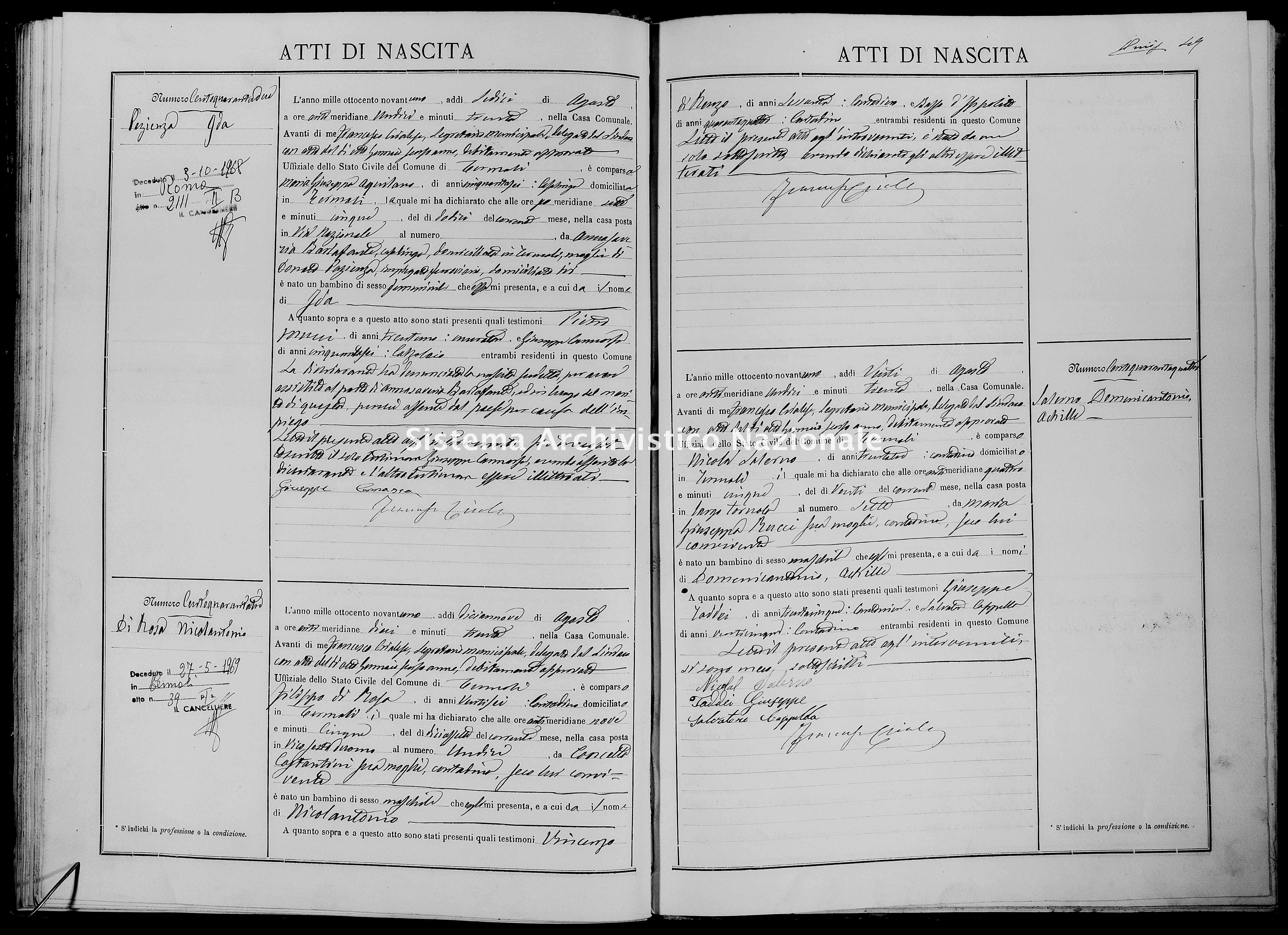 Dettaglio Oggetto Digitale Sistema Archivistico Nazionale