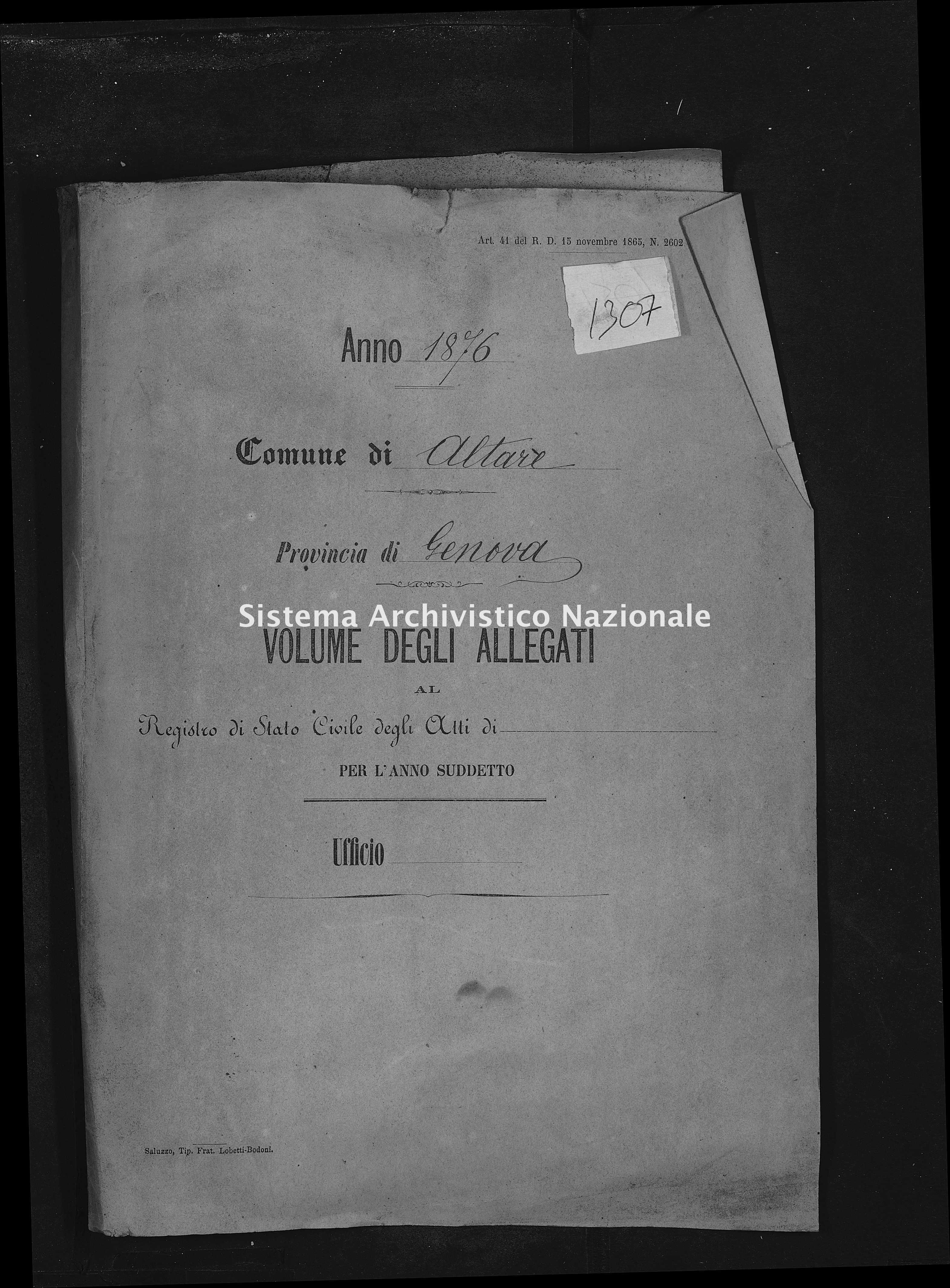 Dettaglio Oggetto Digitale Sistema Archivistico Nazionale