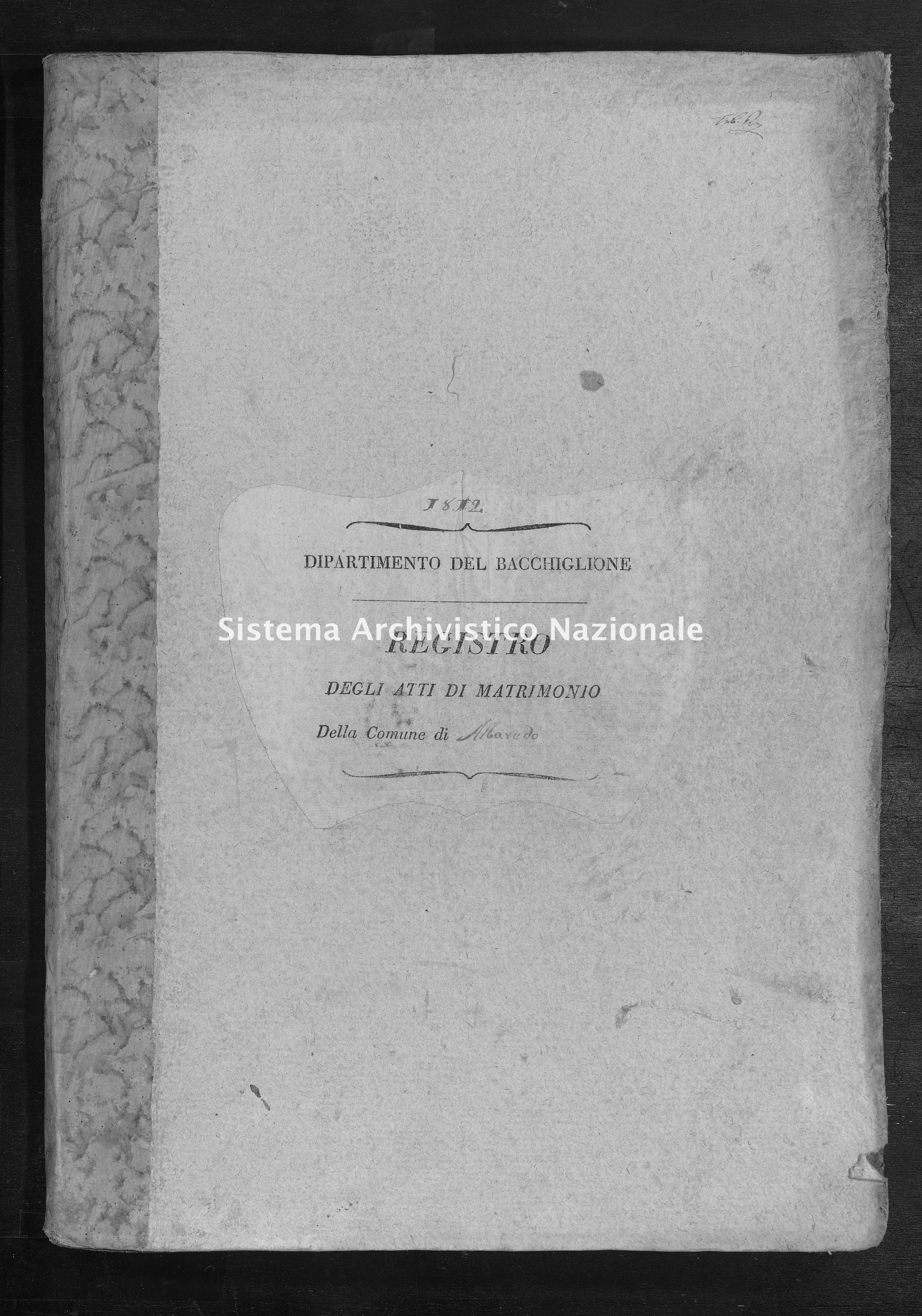 Archivio di stato di Treviso - Stato civile napoleonico - Albaredo - Matrimoni - 1812 - 510 -