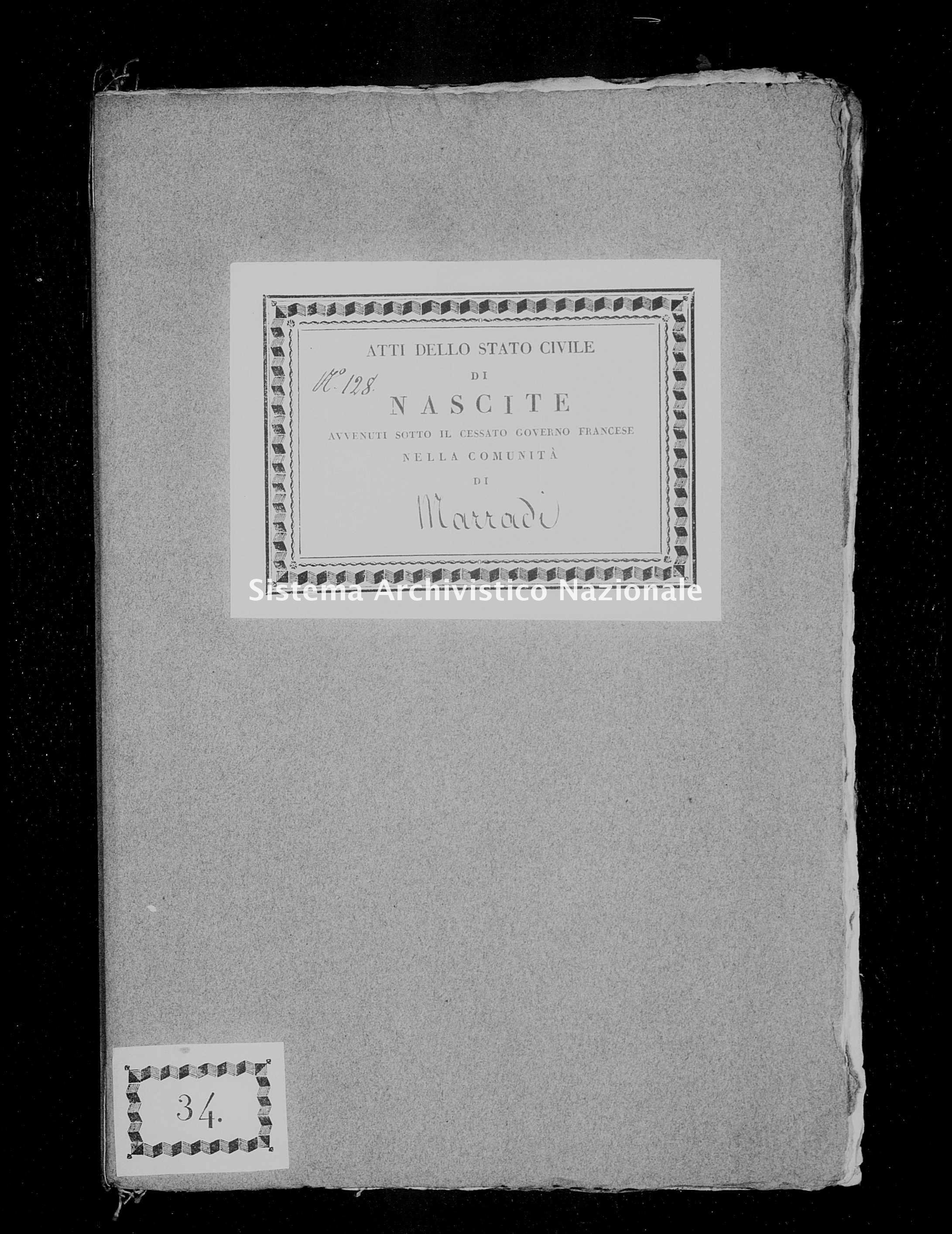 Archivio di stato di Firenze - Stato civile di Toscana (1808-1865) - Crespino - Nati - 1814 - 228 -