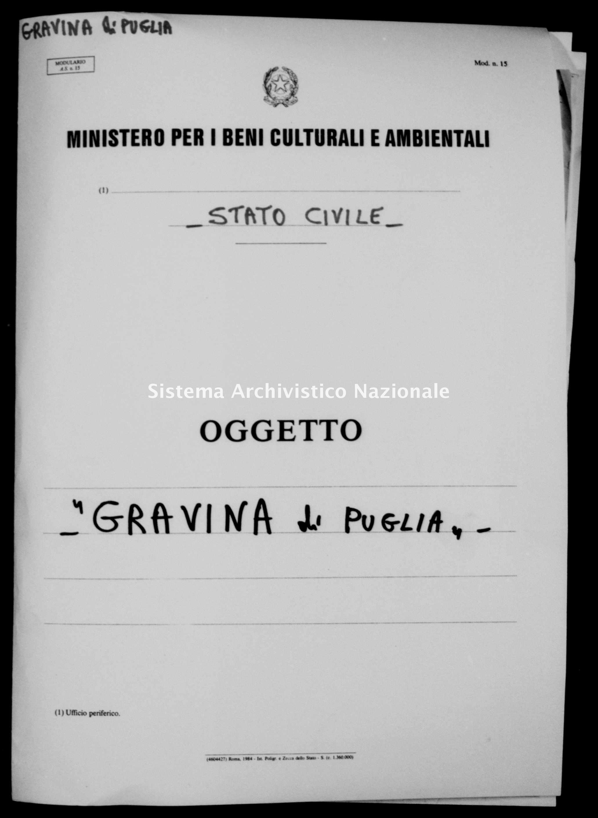 Archivio di stato di Bari - Stato civile della restaurazione - Gravina - Morti, annotazioni - 1850 -