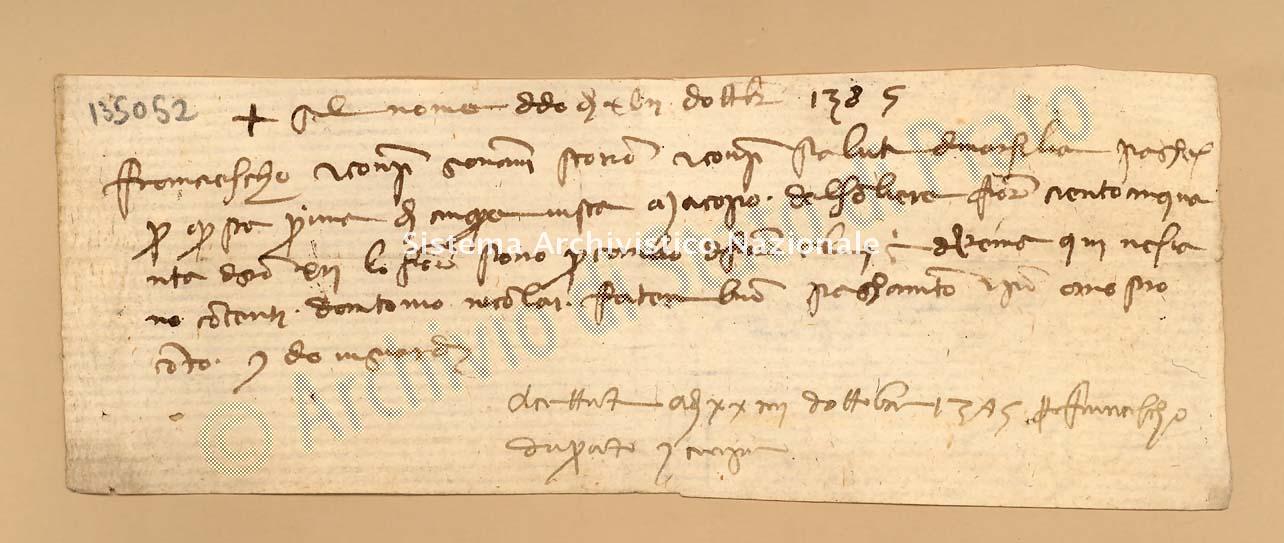 Archivio di Stato di Prato, Fondo Datini, Carteggio specializzato, Lettere di cambio, Fondaco di Avignone, Proveniente Da Marsiglia (busta 1142, inserto 130, codice 135052)