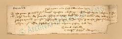 Archivio di Stato di Prato, Fondo Datini, Carteggio specializzato, Lettere di cambio, Fondaco di Barcellona, Proveniente Da Bruges (busta 1145.01, inserto 77, codice 1404097)