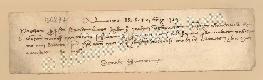 Archivio di Stato di Prato, Fondo Datini, Carteggio specializzato, Lettere di cambio, Fondaco di Genova, Proveniente Da Roma (busta 1144, inserto 279, codice 136877)