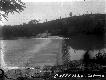 La diga sul fiume Tanaro a Pollenzo (CN) nel 1913 ...