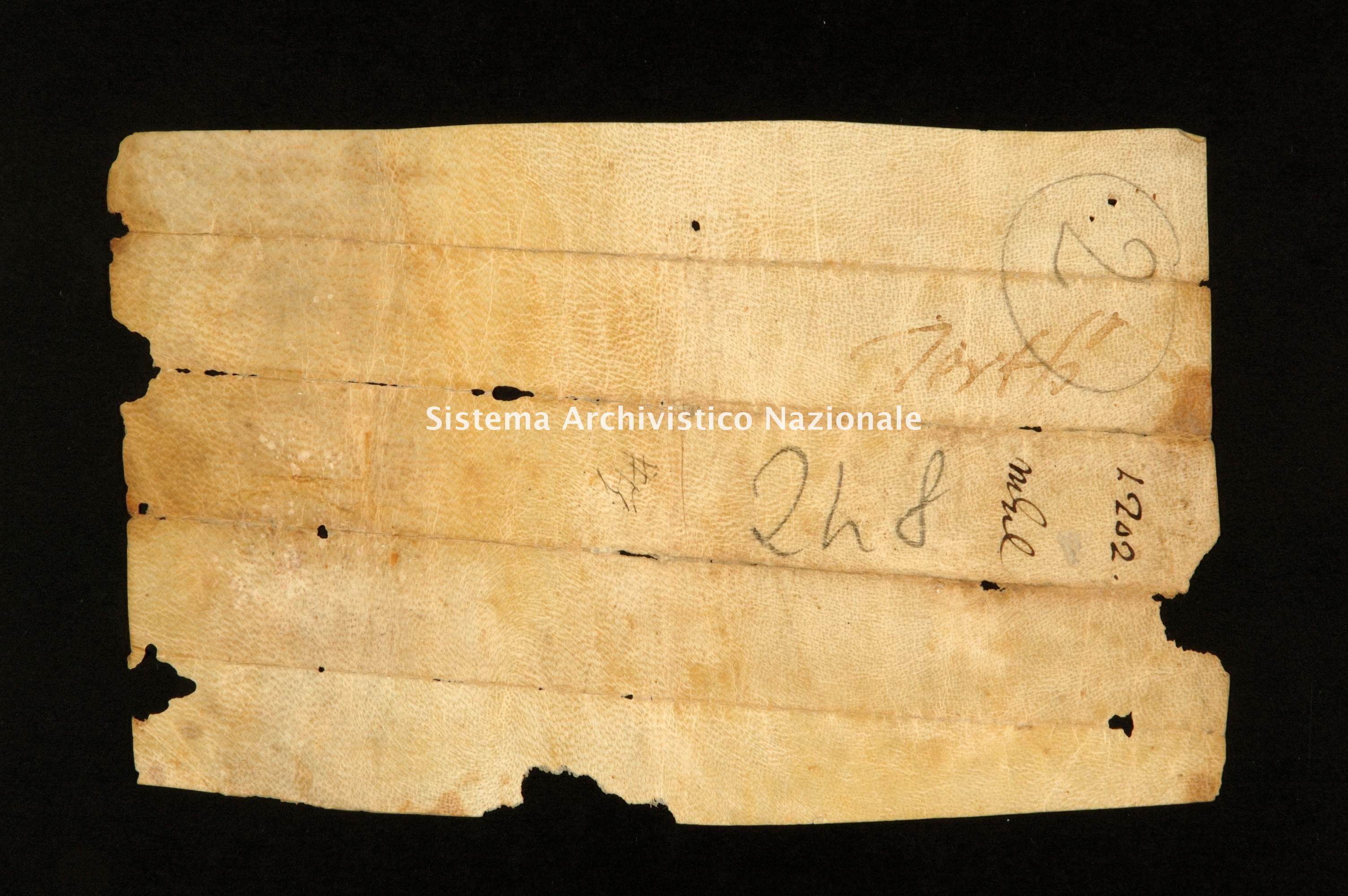 Archivio di Stato di Alessandria, Pergamene di Santa Eufemia di Tortona, monastero, pergamena 002
