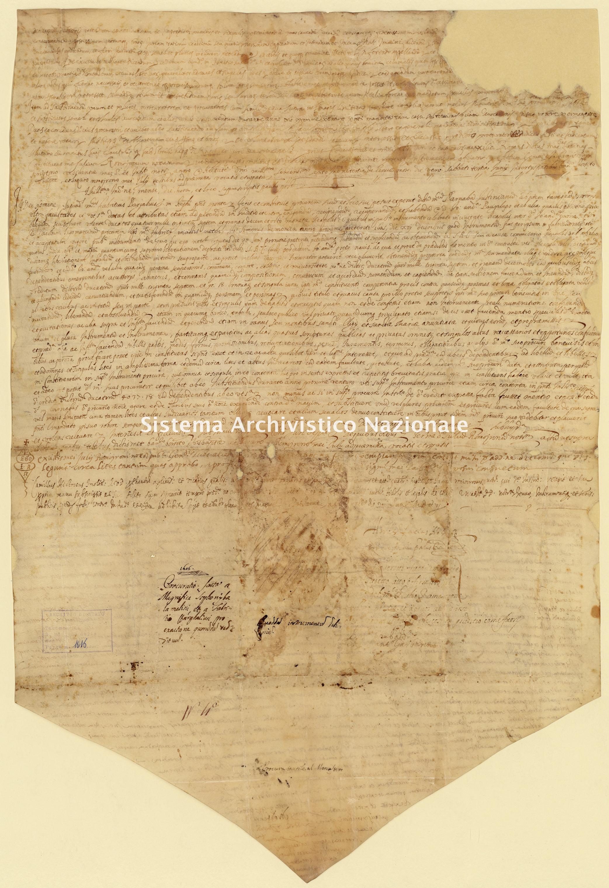 Archivio di Stato di Palermo, Diplomatico, Tabulario del monastero di San Martino delle Scale, Pergamena TSMS 1016